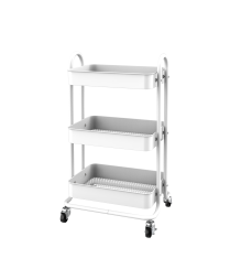 3 tier metal storage trolley