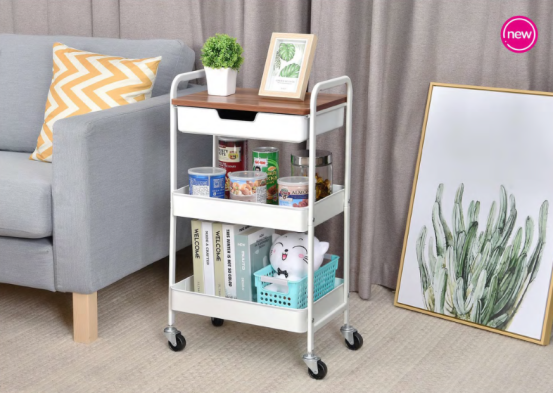 3 tier storage trolley